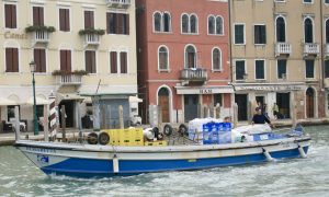 Delivery Boat Venice Italy
