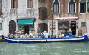 Beer Delivery Boat Venice Italy