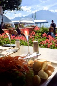 Lunch in Montreux Switzerland