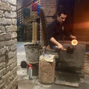 Glass Blowing in Murano, Italy