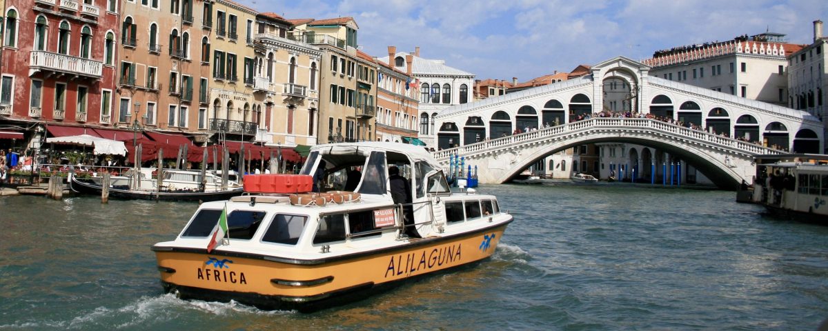 Alilaguna Vaporetto in Venice Italy