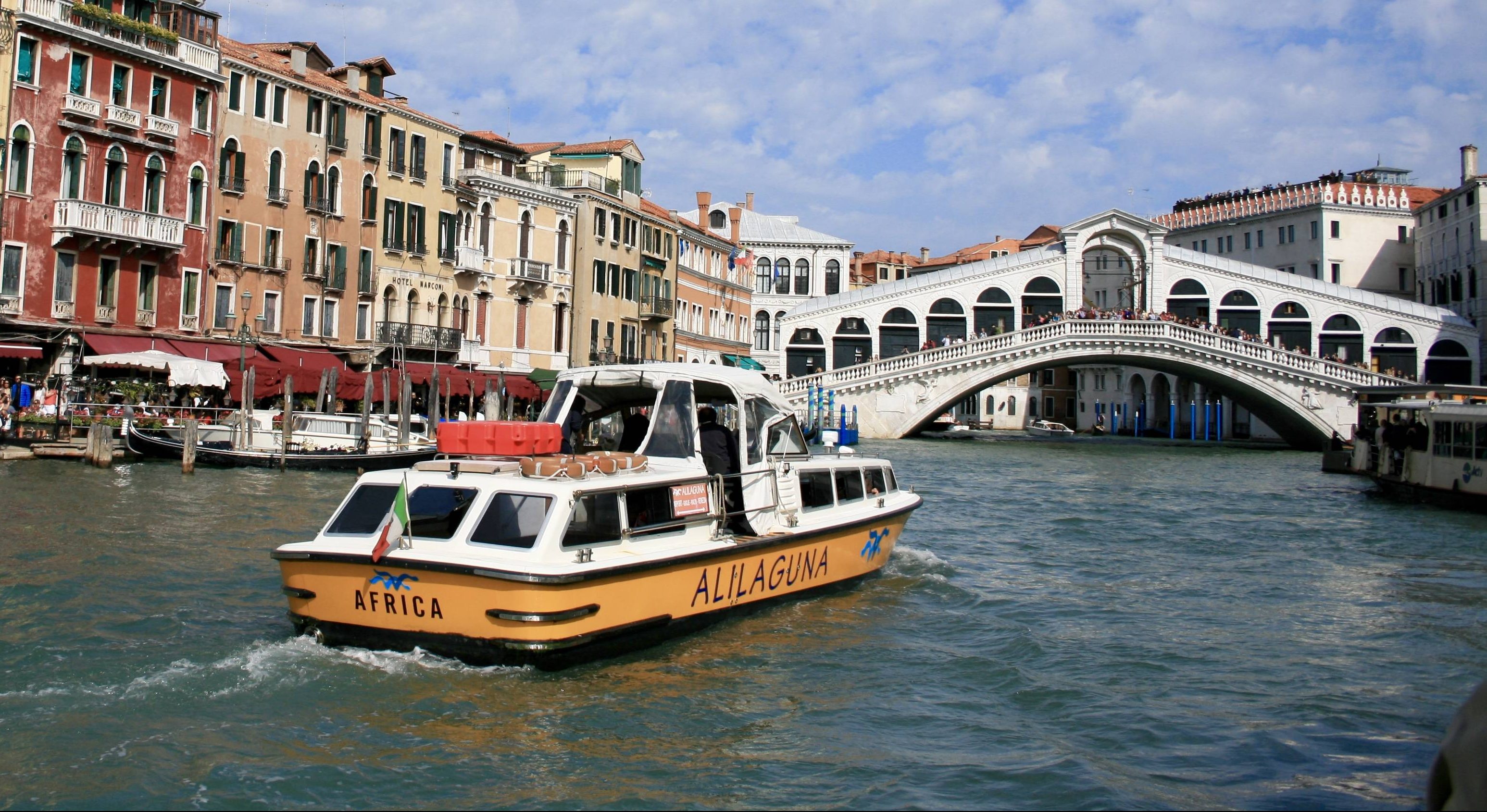 Alilaguna Vaporetto in Venice Italy