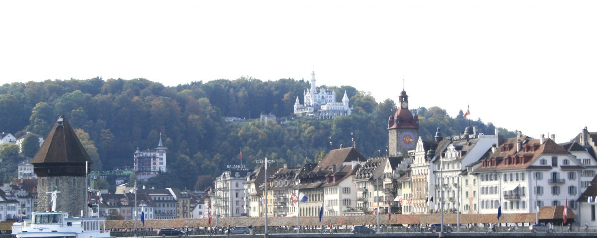 Old Lucerne from Lake Lucerne