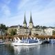 Old Lucerne from Lake Lucerne