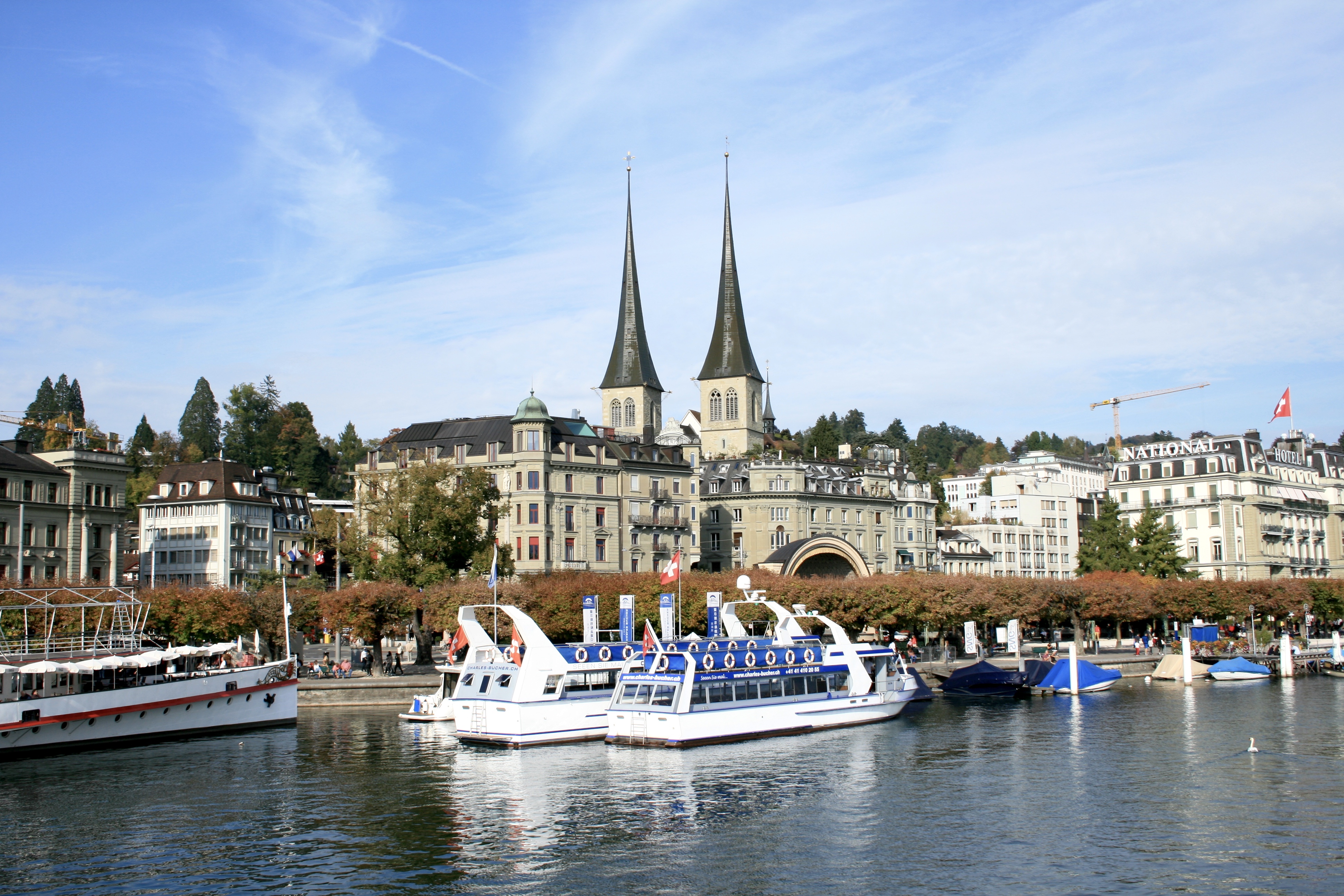 Old Lucerne from Lake Lucerne