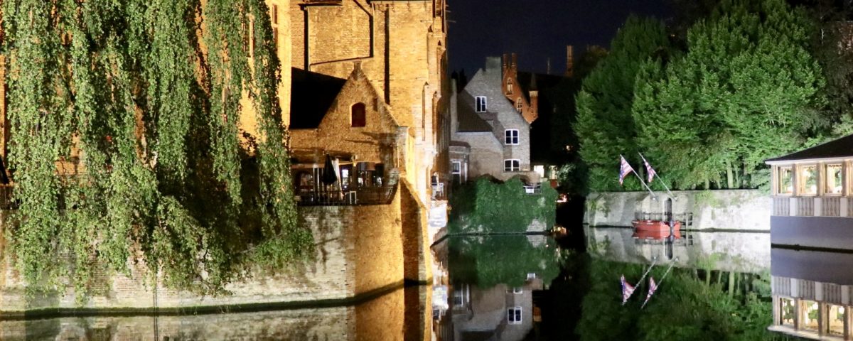 Bruges Canal Night View