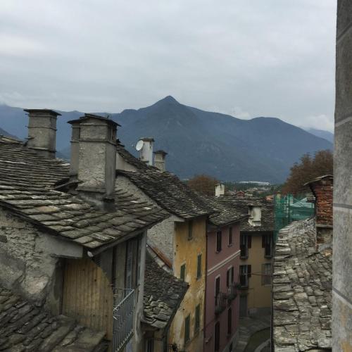 View of Italian Alps from Palazzo Del Gabelliere