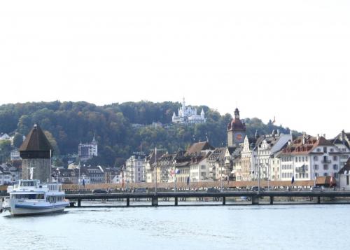 Old Lucerne from Lake Lucerne