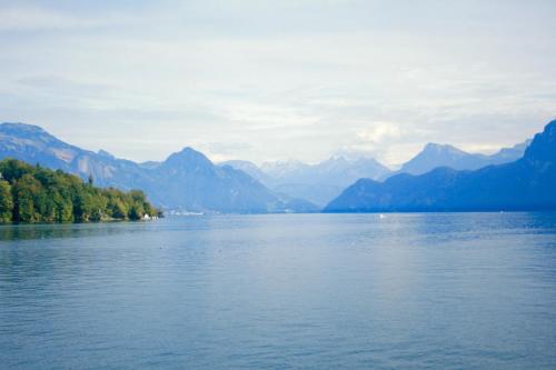 View from Boat on Lake Lucerne