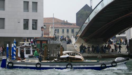 Work Boat Venice Italy