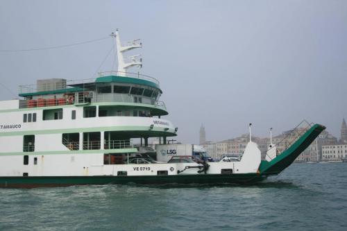 Automobile Ferry Venice Italy