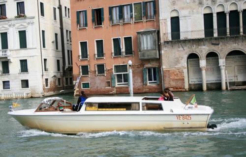 Taxi in Venice Italy