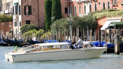 Taxi in Venice Italy