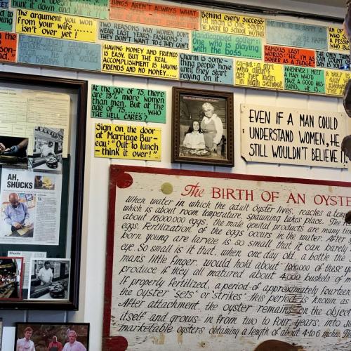 Wintzell's Oyster House Wall of Signs